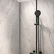 AURLANE - Pack 3 Panneaux Muraux Pierre Artic Storm 90x210cm et Profilés Chrome - STONE'IT - vignette