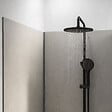 AURLANE - Pack 3 Panneaux Muraux Pierre Light Grey 90+120+90 x 210cm et Profilés Chrome - STONE'IT - vignette