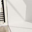 AURLANE - Lot de 2 Panneaux Muraux Aluminium Blanc 80+120 x 210 cm avec Profilés Chrome - WALL'IT - vignette