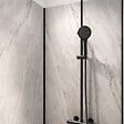 AURLANE - Pack 3 Panneaux Muraux Pierre Artic Storm 90x210cm et Profilés Noirs - STONE'IT - vignette