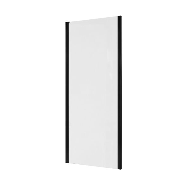 ALLIBERT - Retour fixe pour porte de douche pivotante 86.5-89x200 cm noir mat Laja - large