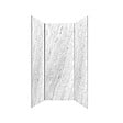 AURLANE - Pack 3 Panneaux Muraux Pierre Artic Storm 90+120+90 x 210cm et Profilés Chrome - STONE'IT - vignette