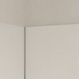 AURLANE - Pack de 3 Panneaux Muraux Aluminium Blanc 80+120+80x210 cm avec Profilés Chrome - WALL'IT - vignette
