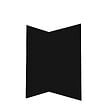 AURLANE - Pack 2 Panneaux Muraux en Aluminium Noir 90+120x210cm + Profilés Noir - WALL'IT - vignette