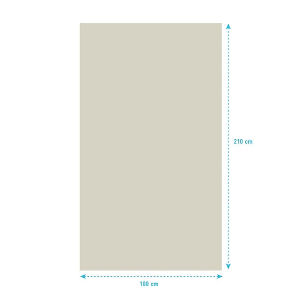 AURLANE - Panneau mural aluminium Ivoire 100 x 210 cm - WALL'IT - large