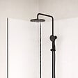 AURLANE - Pack 2 Panneaux Muraux en Aluminium Blanc 100x210cm + Profilés Noir - WALL'IT - vignette