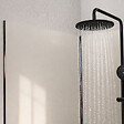 AURLANE - Pack de 3 Panneaux Muraux Aluminium Ivoire 90+120+90x210 cm avec Profilés Noirs - WALL'IT - vignette