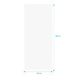 AURLANE - Panneau mural aluminium Blanc 100 x 250 cm - WALL'IT - vignette