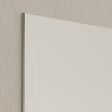 AURLANE - Lot 2 panneaux muraux aluminium Blanc 90 et 120 x 250 cm avec profilés chrome - WALL'IT - vignette
