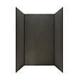 AURLANE - Pack 3 Panneaux Muraux Pierre Ardoise 90+120+90 x 210cm et Profilés Noirs - STONE'IT - vignette