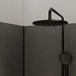 AURLANE - Pack 3 Panneaux Muraux Pierre Ardoise 90+120+90 x 210cm et Profilés Noirs - STONE'IT - vignette