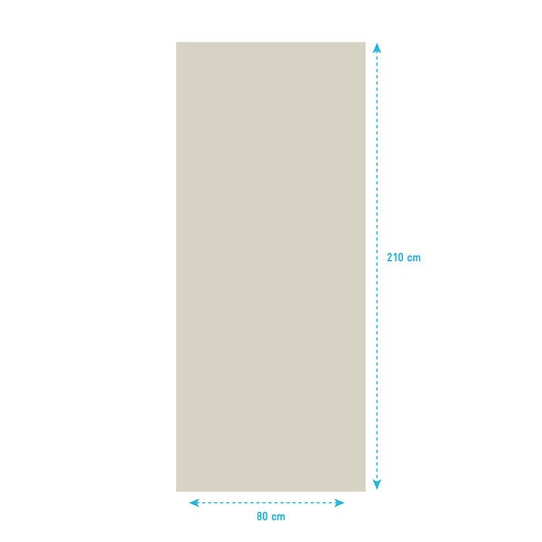 AURLANE - Panneau mural aluminium Ivoire 80 x 210 cm - WALL'IT - large