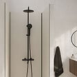 AURLANE - Pack 3 Panneaux Muraux Aluminium Ivoire 90x210 cm avec Profilés Chrome - WALL'IT - vignette