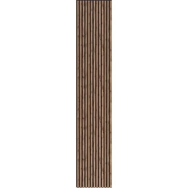 PROTOCOLE HOME - Panneau mural acoustique et décoratif BELLA HAIR 278 x 60 cm MDF premium COLIS DE 4 PIECES - large