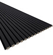 PROTOCOLE HOME - Panneau mural acoustique et décoratif BELLA HAIR 278 x 60 cm MDF premium COLIS DE 4 PIECES - vignette