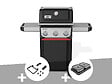 WEBER - Barbecue à gaz Spirit E-310 + Set d'accessoires clipsables + Kit de préparation et de service - Weber - vignette