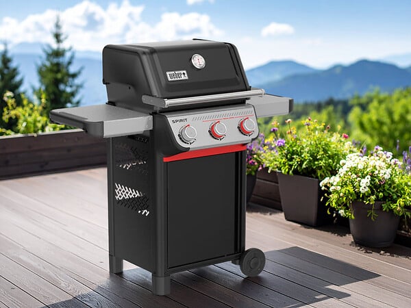 WEBER - Barbecue à gaz Spirit E-325 + Set d'accessoires clipsables Weber Works + Kit de préparation et de service - Weber - large