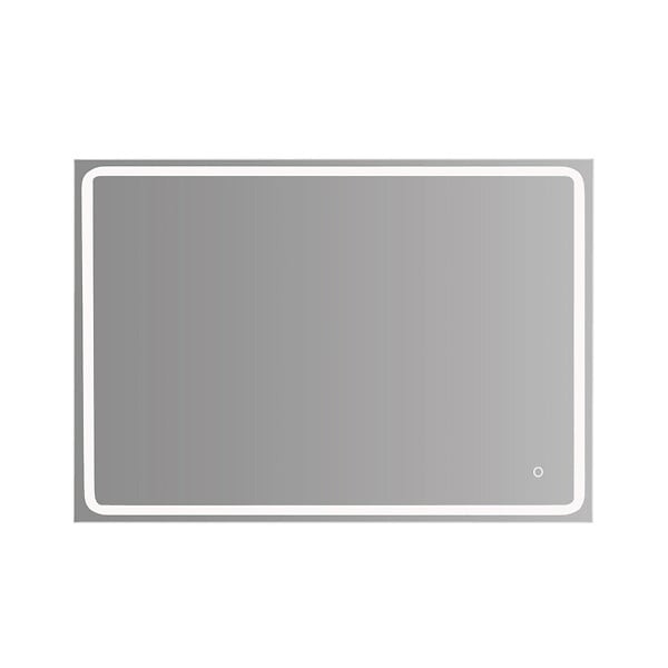 PLANETE BAIN - Miroir Salle de Bain - 100x80 cm - Rectangulaire - avec Éclairage Led - MIA - large