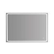 PLANETE BAIN - Miroir Salle de Bain - 100x80 cm - Rectangulaire - avec Éclairage Led - MIA - vignette