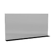 ALLIBERT - Miroir avec tablette noir- 120 cm - Non lumineux - Sitio - vignette