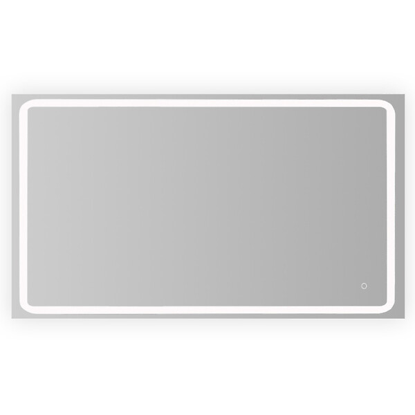 PLANETE BAIN - Miroir Salle de Bain - 140x80 cm - Rectangulaire - avec Éclairage Led - MIA - large