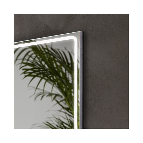 PLANETE BAIN - Miroir Salle de Bain - 140x80 cm - Rectangulaire - avec Éclairage Led - MIA - large