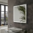 PLANETE BAIN - Miroir Salle de Bain - 70x80 cm - Rectangulaire - avec Éclairage Led - MIA - vignette