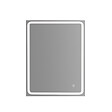 PLANETE BAIN - Miroir Salle de Bain - 70x80 cm - Rectangulaire - avec Éclairage Led - MIA - vignette