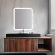 PLANETE BAIN - Miroir Salle de Bain - 60x80 cm - Rectangulaire - avec Éclairage Led - ORGANIC - vignette