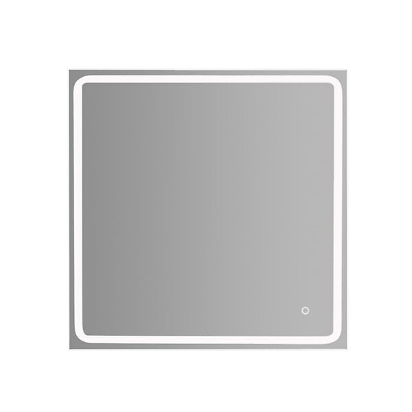 PLANETE BAIN - Miroir Salle de Bain - 80x80 cm - Carré - avec Éclairage Led - MIA - large