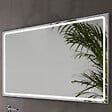 PLANETE BAIN - Miroir Salle de Bain - 120x80 cm - Rectangulaire - Anti-buée - Dimmable - avec Éclairage Led - MIA - vignette