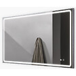 PLANETE BAIN - Miroir Salle de Bain - 120x80 cm - Rectangulaire - Anti-buée - Dimmable - avec Éclairage Led - MIA - vignette