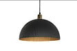 PROTOCOLE HOME - Plafonnier métal semi-affleurant 35 x 35 x 18 cm Noir brossé E27 - vignette