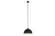PROTOCOLE HOME - Plafonnier métal semi-affleurant 35 x 35 x 18 cm Noir brossé E27 - vignette