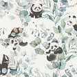 RASCH - Papier peint intissé motif panda - L.10,05xl.0,53m - vignette