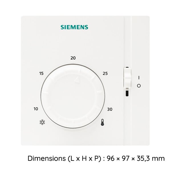SIEMENS - Thermostat analogique RAA31-SIEMENS - large
