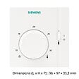 SIEMENS - Thermostat analogique RAA31-SIEMENS - vignette