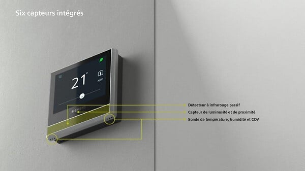 SIEMENS - RDS110  Thermostat Ambiance Intelligent Connecté pour radiateurs et chaudières individuelles-SIEMENS - large