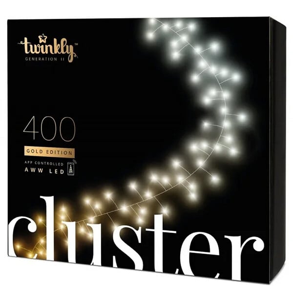 TWINKLY - TWINKLY Guirlande connectée IP44 6m 400 LEDS blanc chaud froid Cluster Twinkly - large
