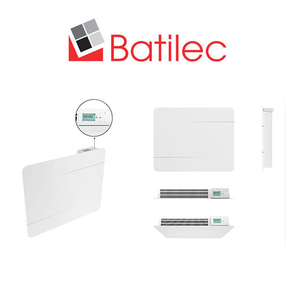 BATILEC - BATILEC Radiateur Inertie Fonte SIERRA 1000W - Programmable + Sécurité Enfant - large