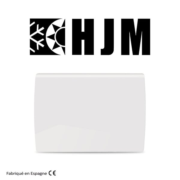 BATILEC - HJM Radiateur acier Thalie blanc 2000W inertie céramique électrique performant et design - large