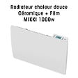 BATILEC - BATILEC Radiateur chaleur douce céramique Série Mikki 1000W, performant et économique pour un chauffage confortable - vignette