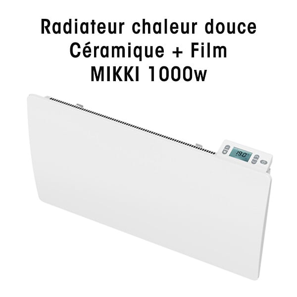 BATILEC - Radiateur chaleur douce Céramique + Film MIKKI 1500w-BATILEC - large