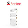 BATILEC - BATILEC Sèche-serviettes sec barres plates SIGMA 500W finition bois - vignette