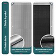 VOUNOT - Bâche de Protection en Polyéthylène resistant et impermeable 180g/m² gris et noir 4x8m - vignette
