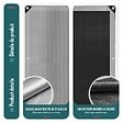 VOUNOT - Bâche de Protection en Polyéthylène resistant et impermeable 240g/m² gris et noir 3x5m - vignette