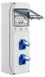 BATILEC - Coffret électrique piscine avec horloge électronique + ID 40A 30mA AC + 2 DISJ 16A + 2 PRISES-BATILEC - vignette