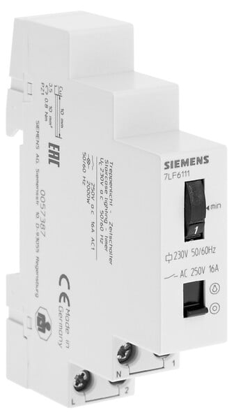 SIEMENS - SIEMENS Minuterie 16 A pour bâtiments et constructions - large