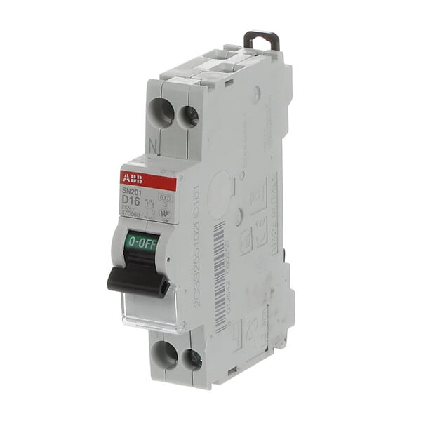 ABB - Disjoncteur Ph+N SN201 - 16A - 6kA - Courbe D - large