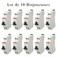 ABB - Lot de 10 disjoncteurs Ph+N raccordement Vis 10A-4,5Ka - Courbe  C-ABB - vignette
